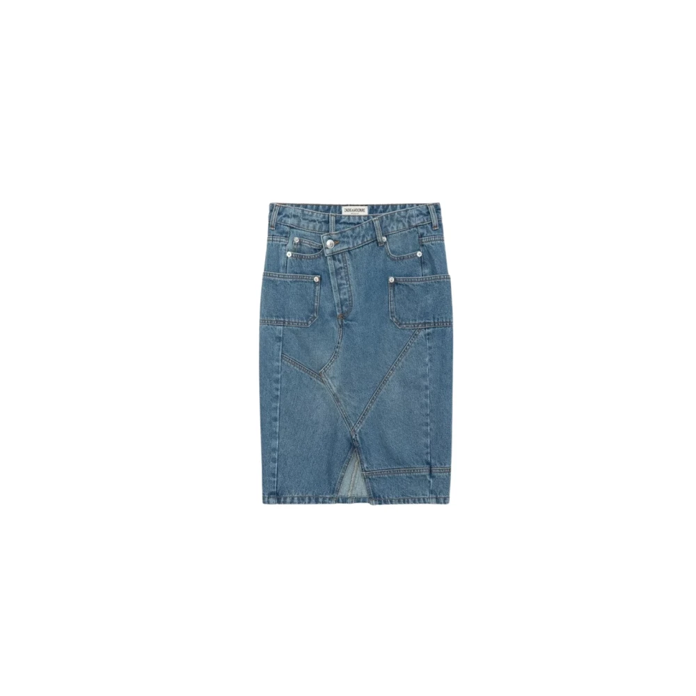 Zadig & Voltaire Rok in trendy stijl Blue Dames