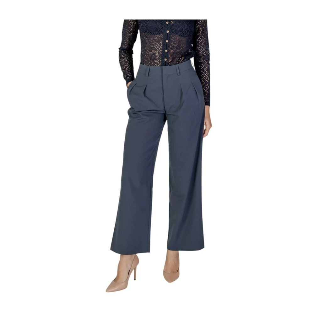 Calvin Klein Jeans Grijze polyester blend Palace broek Gray Dames