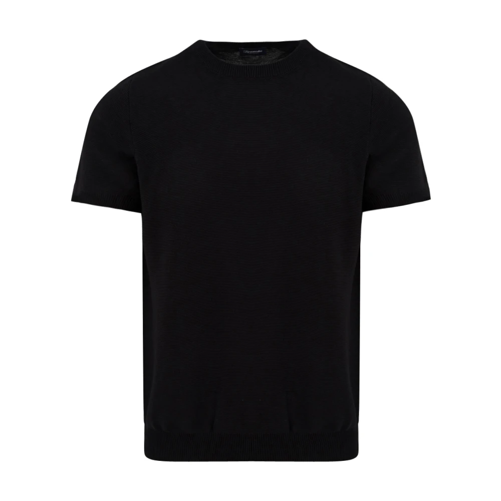 Drumohr T-Shirts Black Heren
