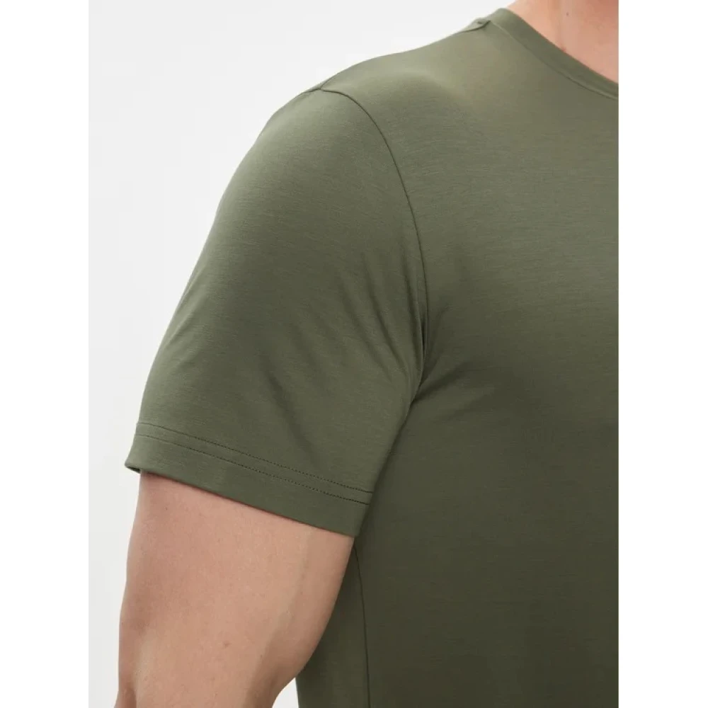 Emporio Armani EA7 Casual Katoenen T-Shirt Green Heren