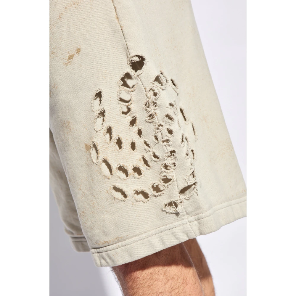 44 Label Group Shorts met uitsparingen Gray Heren
