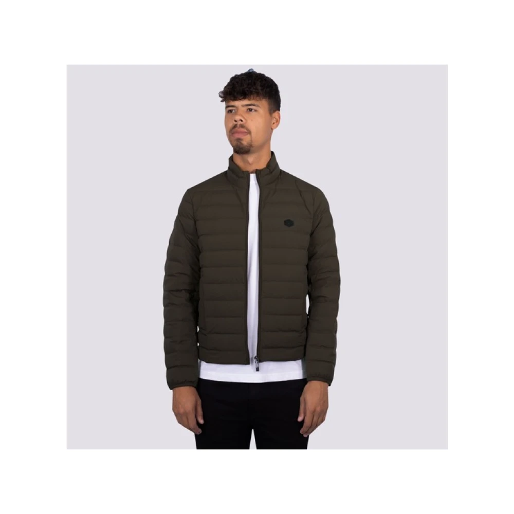 Emporio Armani Groene Pufferjas zonder Capuchon Green Heren