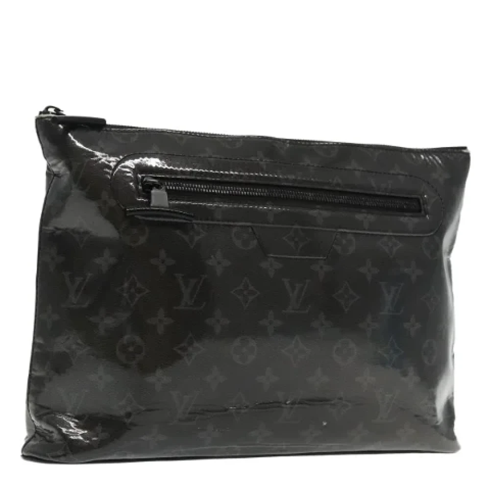 Louis Vuitton Vintage Pre-owned Canvas clutches Black Dames