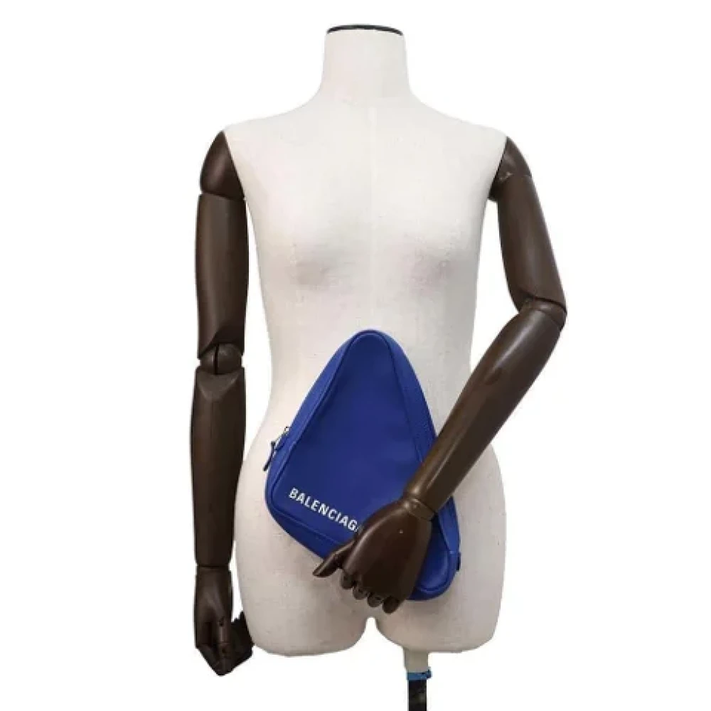 Balenciaga Vintage Pre-owned Leather balenciaga-bags Blue Dames