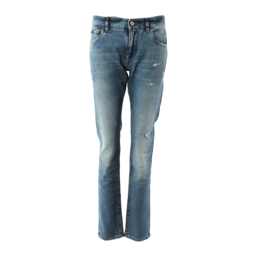 Dolce & Gabbana Blauwe Heren Jeans van Dolce Gabbana Blue Heren