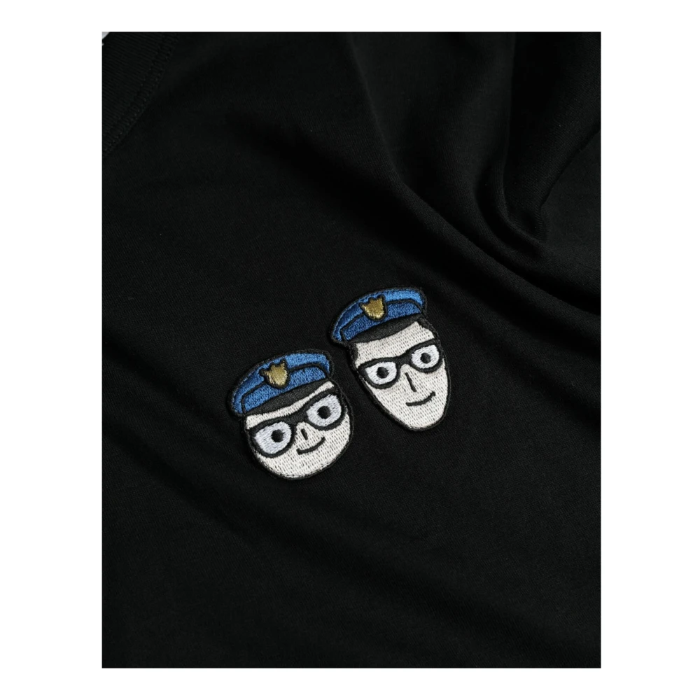 Dolce & Gabbana Katoenen Crew Neck T-shirt Black Heren
