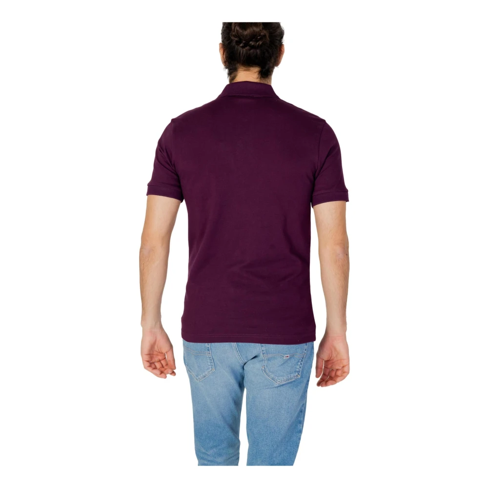 Hugo Boss Polo Shirts Purple Heren