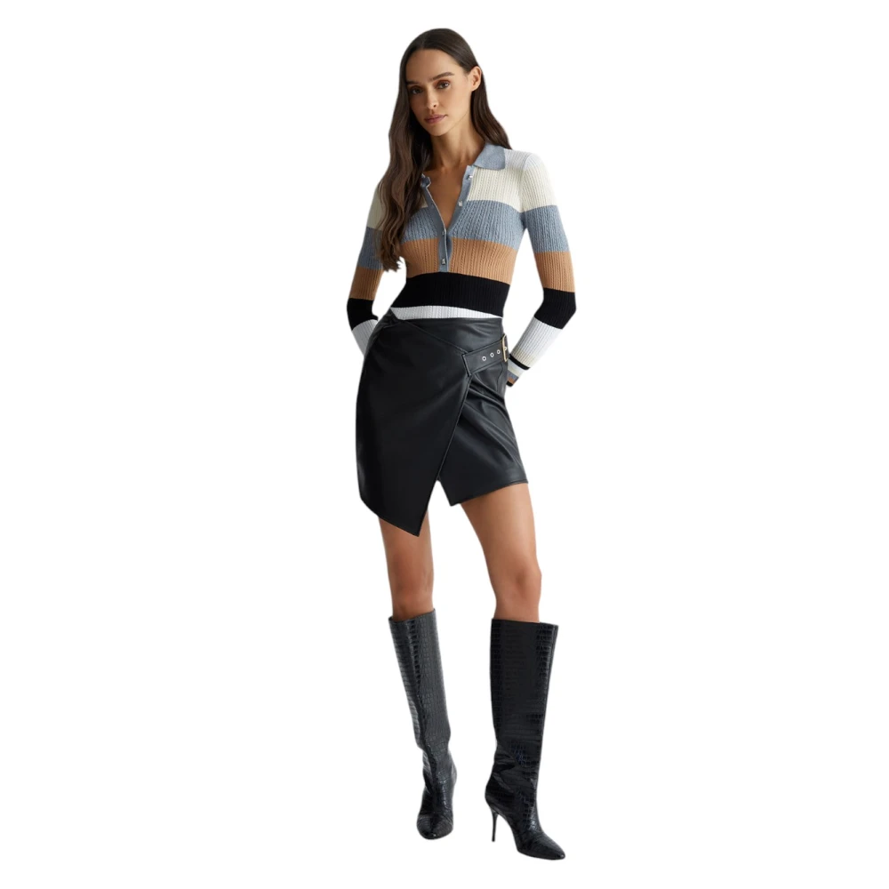 Liu Jo Stijlvolle Gebreide Top Multicolor Dames