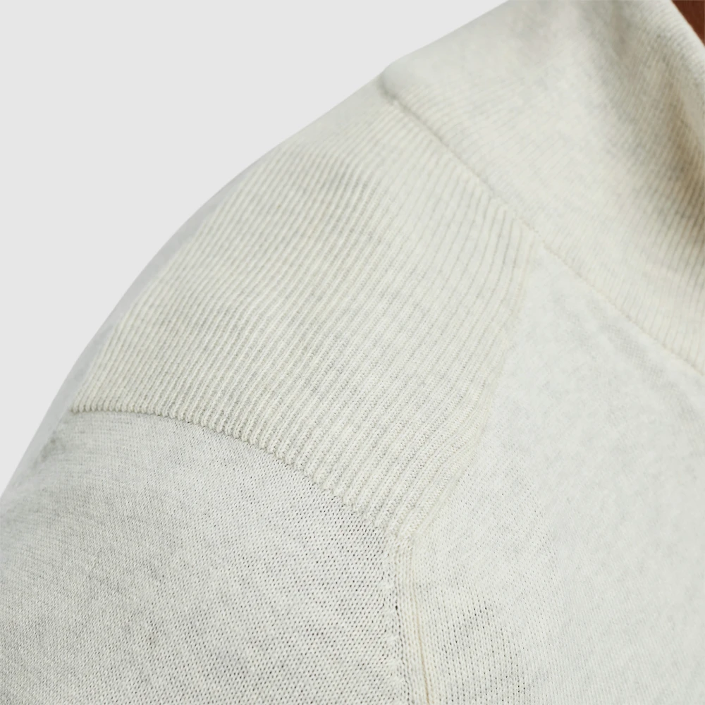 PME Legend Buckley Zip Cardigan Beige Heren
