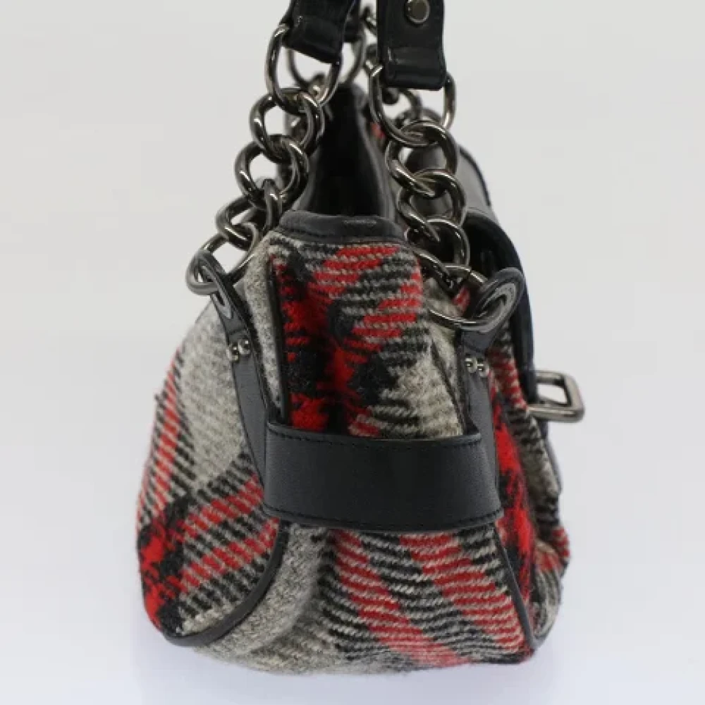 Burberry Vintage Pre-owned Wool handbags Multicolor Dames