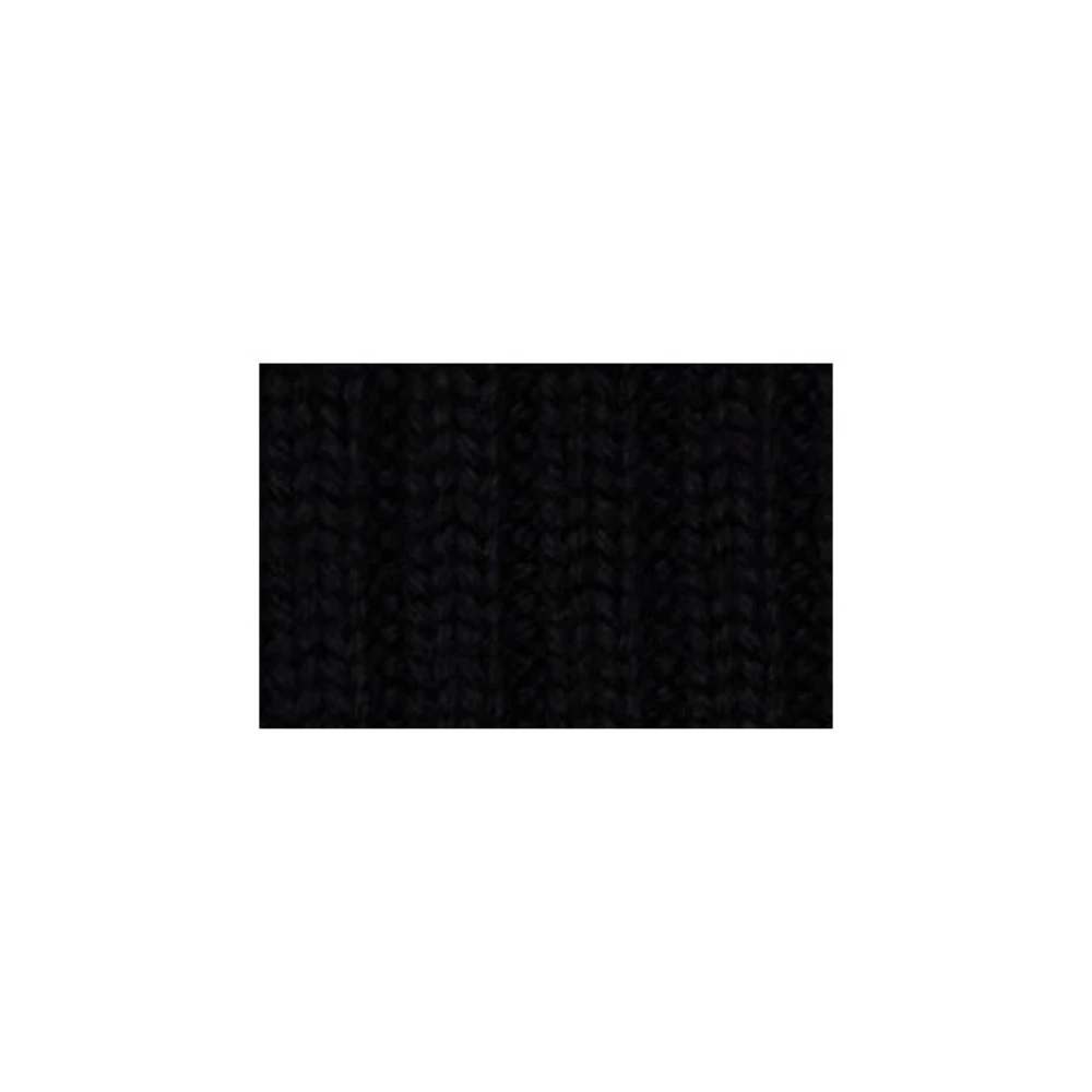 Gallo Unisex effen zwart geribbeld sjaal Black Unisex