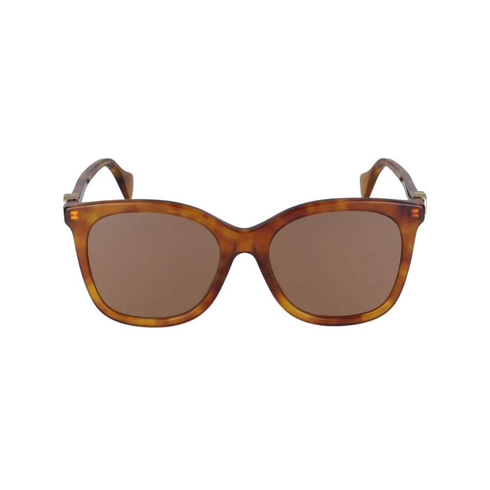 Gucci Women's Brown Sunglasses, 55 Mm, Havana Sunglasses Stylish Model