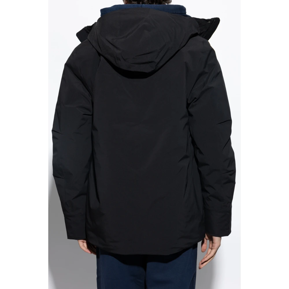 Samsøe Gevoerde jas Sajonh Black Heren