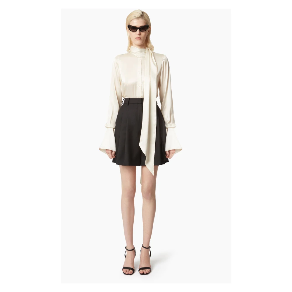 Nina Ricci Satin Lavaliere White Dames