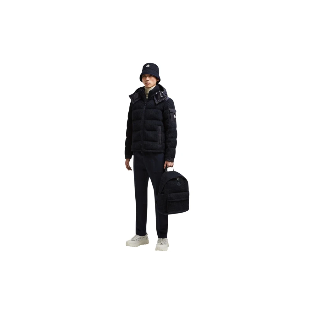 Moncler Korte donsjas marineblauw Blue Heren