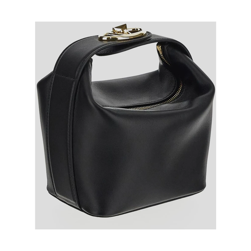 Valentino Garavani Leren Mini Tas Black Dames