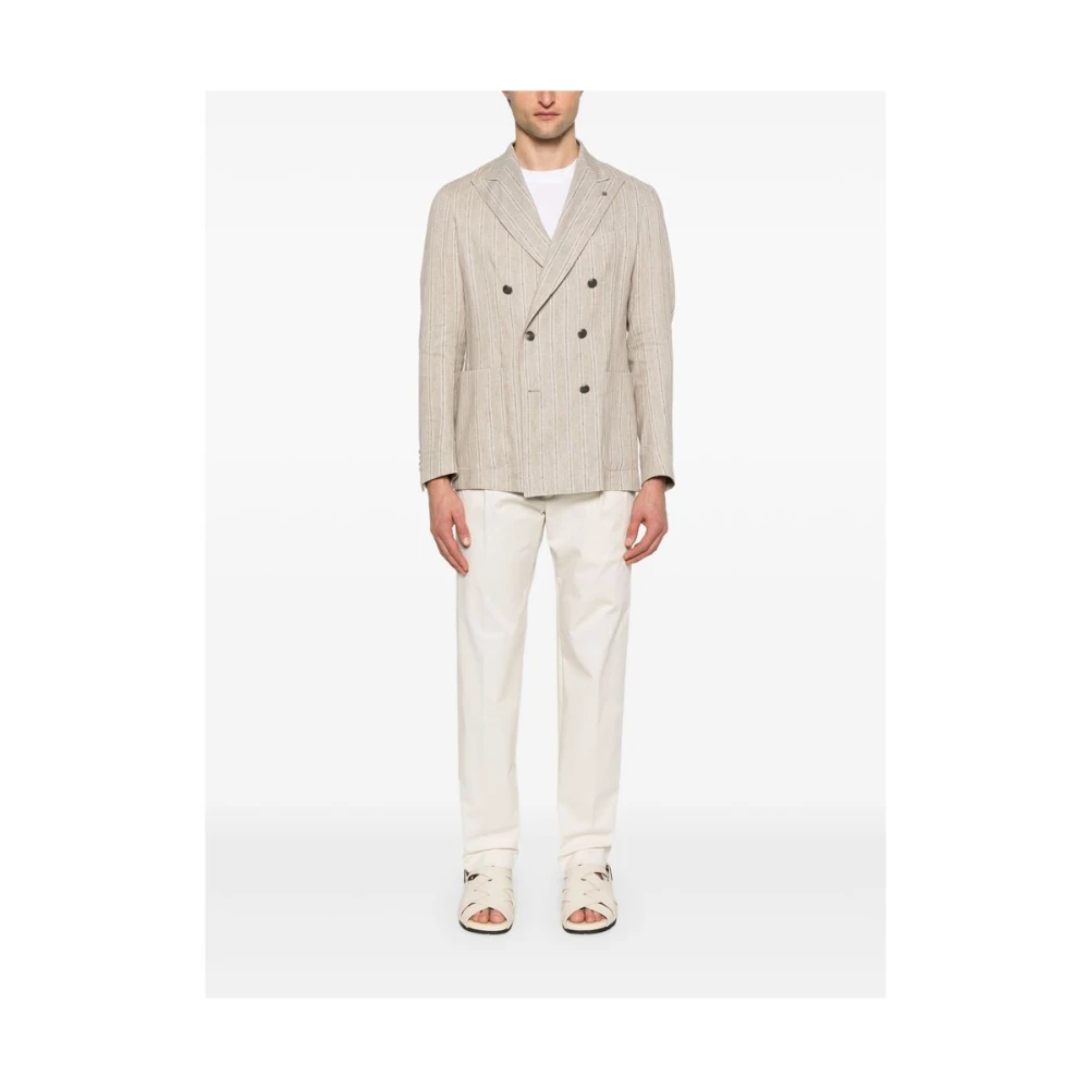 Tagliatore Jas Beige Heren