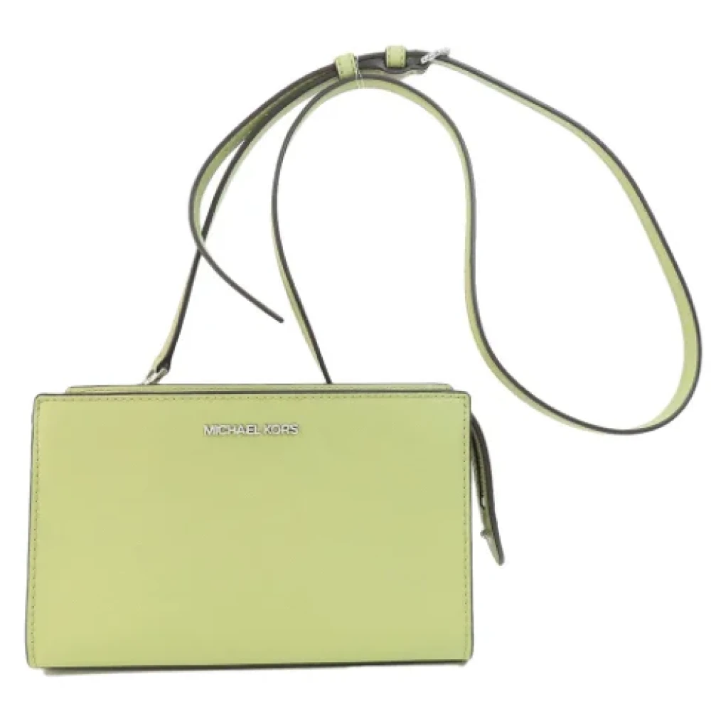 Michael Kors Pre-owned Leather shoulder-bags Green Dames