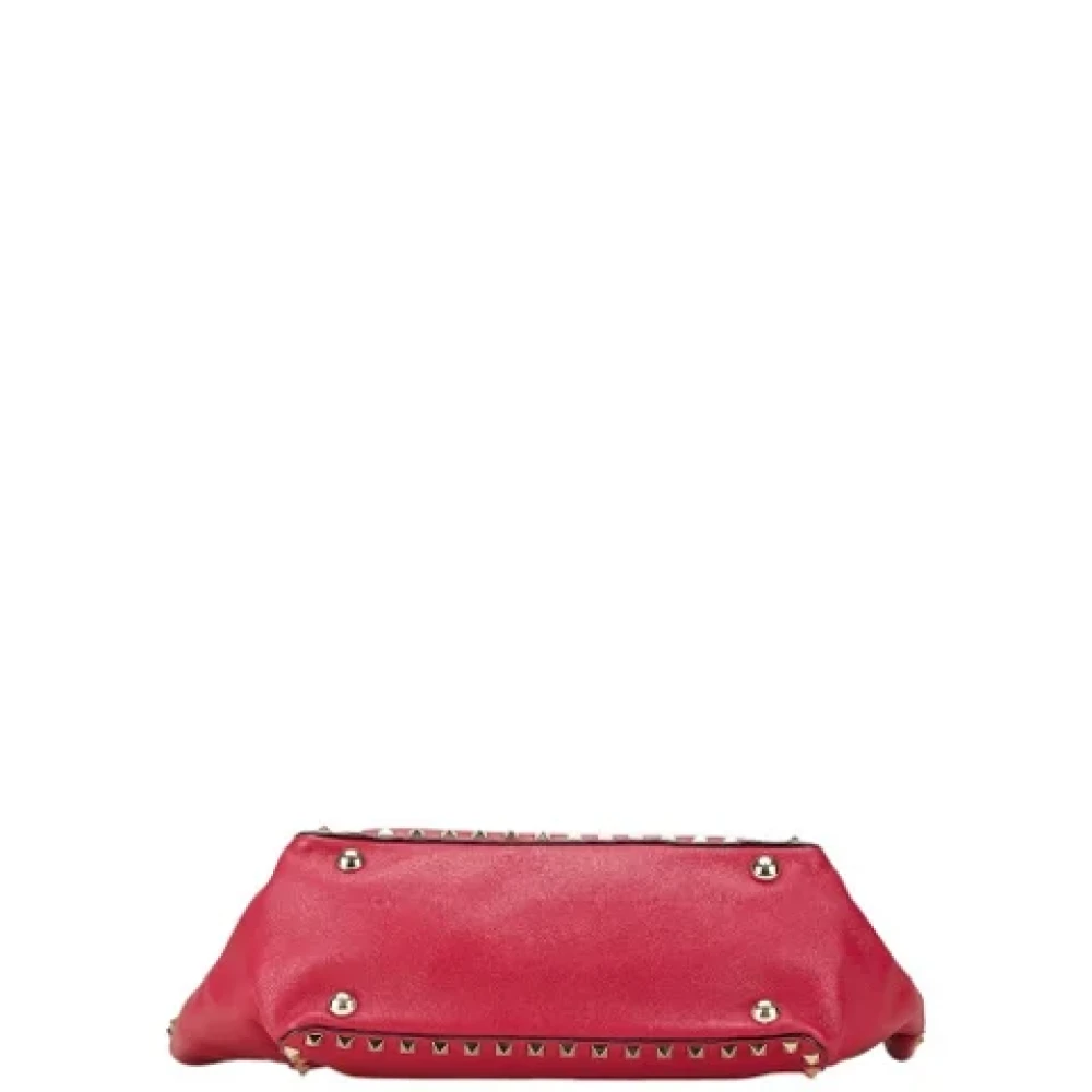 Valentino Vintage Pre-owned Leather shoulder-bags Pink Dames