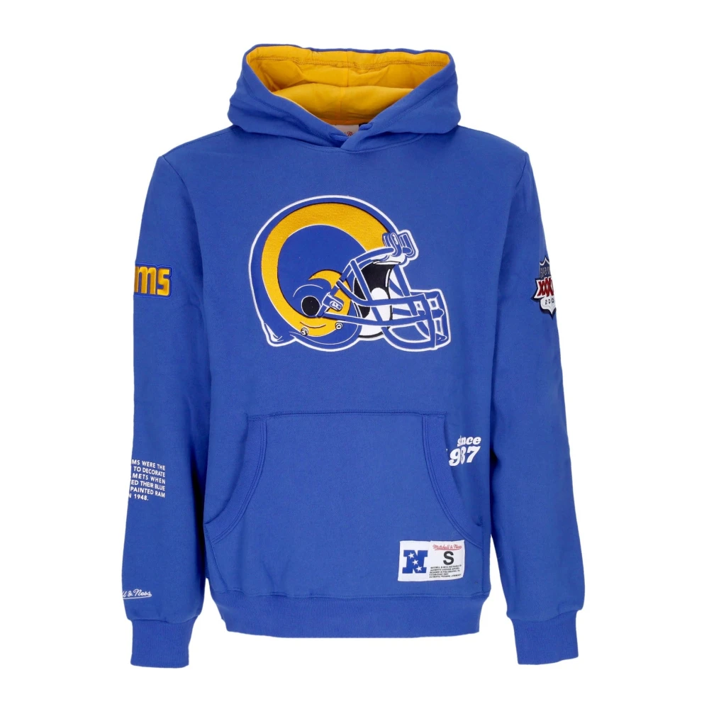 Mitchell & Ness Los Angeles Rams NFL Team Origins Hoodie Blue Heren