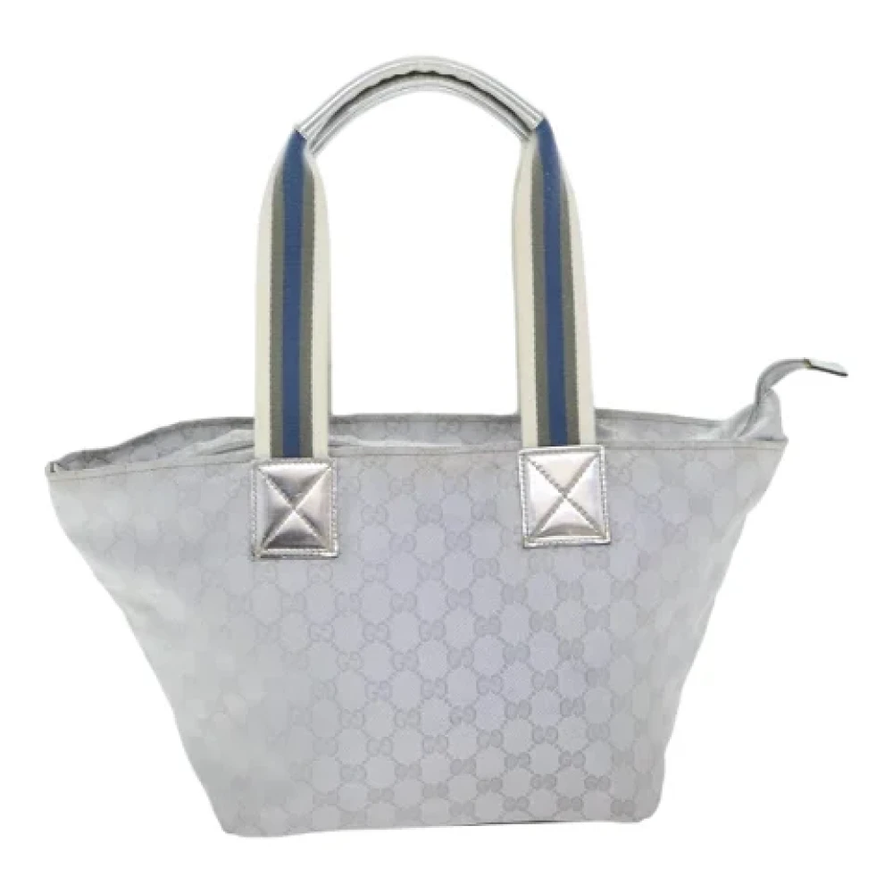 Gucci Vintage Pre-owned Canvas gucci-bags Gray Dames