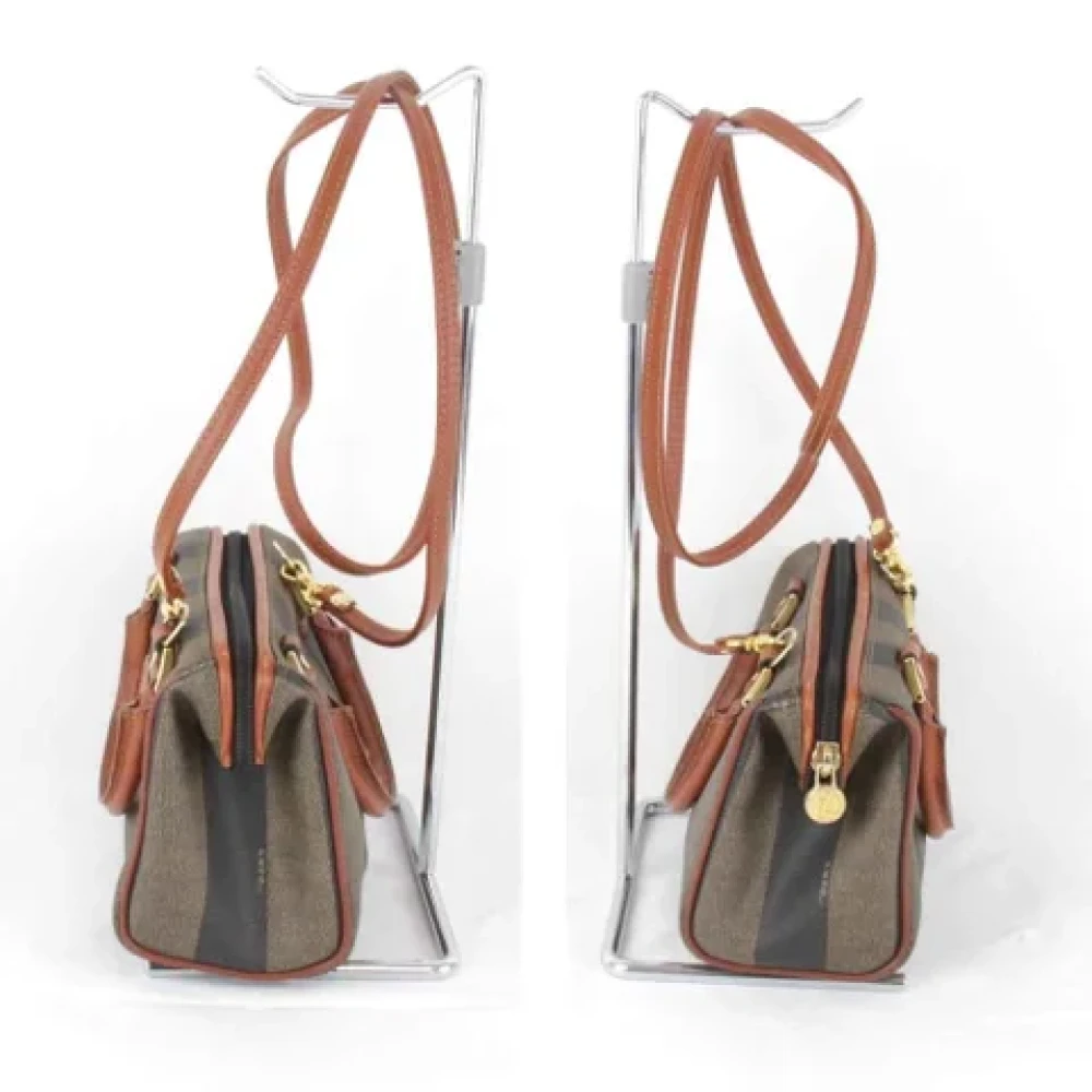 Fendi Vintage Pre-owned Canvas fendi-bags Brown Dames