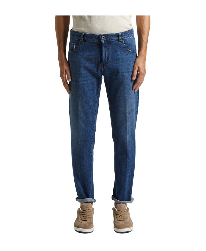 jean-5-poches-en-serge-de-coton-stretch