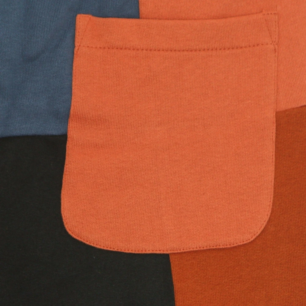 Obey Patchwork Fleece Sweatpants met Zakken Multicolor Heren