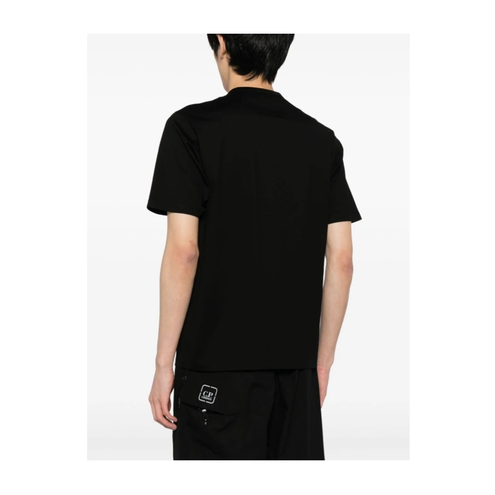 C.P. Company Logo Badge T-Shirt Black Heren