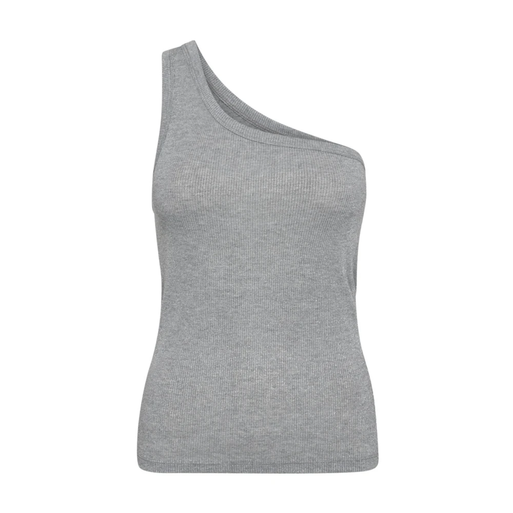 Co'Couture Glitter Tank Top Sahara Style Gray Dames