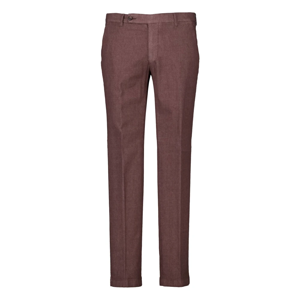 Berwich Antraciet Broek Brown Heren