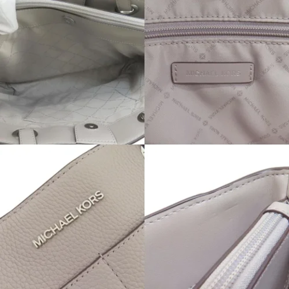Michael Kors Pre-owned Fabric totes Beige Dames