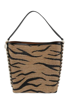 Rafia Jacquard Tote Bag