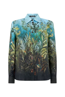 Eden Print Silk Shirt