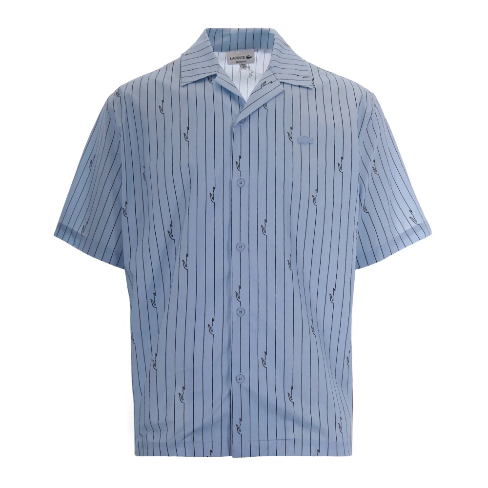 Lacoste Uomo Blu Magliette, L, New,