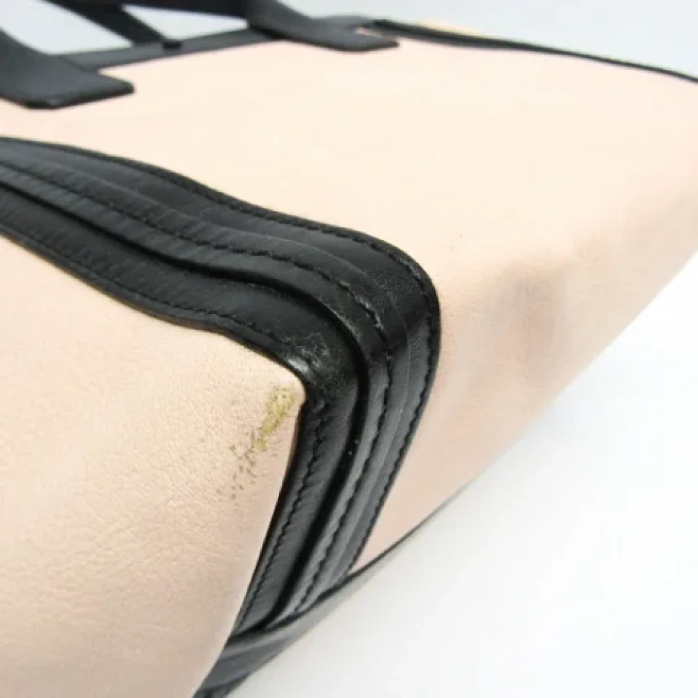 Chloé Pre-owned Leather handbags Beige Dames
