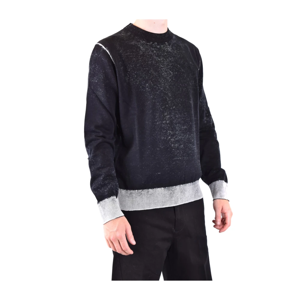 Diesel Stijlvolle zwarte gebreide kleding voor heren Black Heren