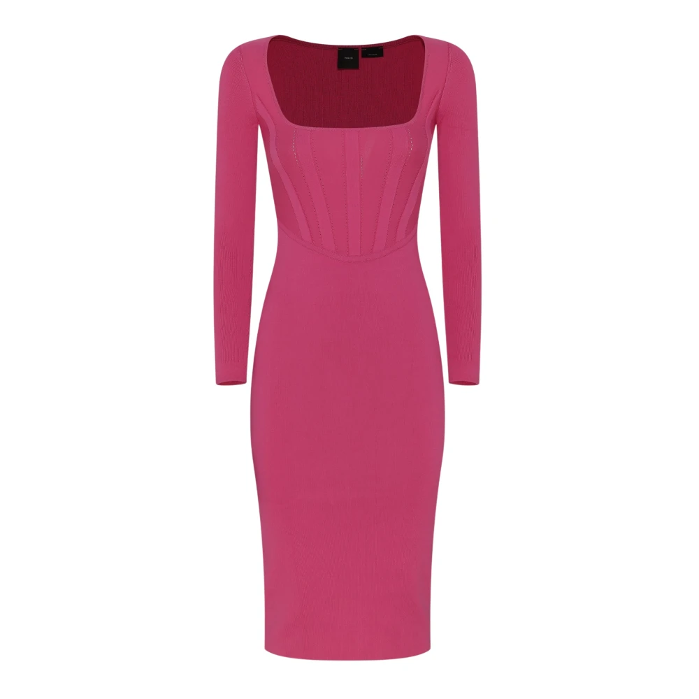 Pinko Femme Rose Robes, Taille: 34 Fr Midi Sheath Dress
