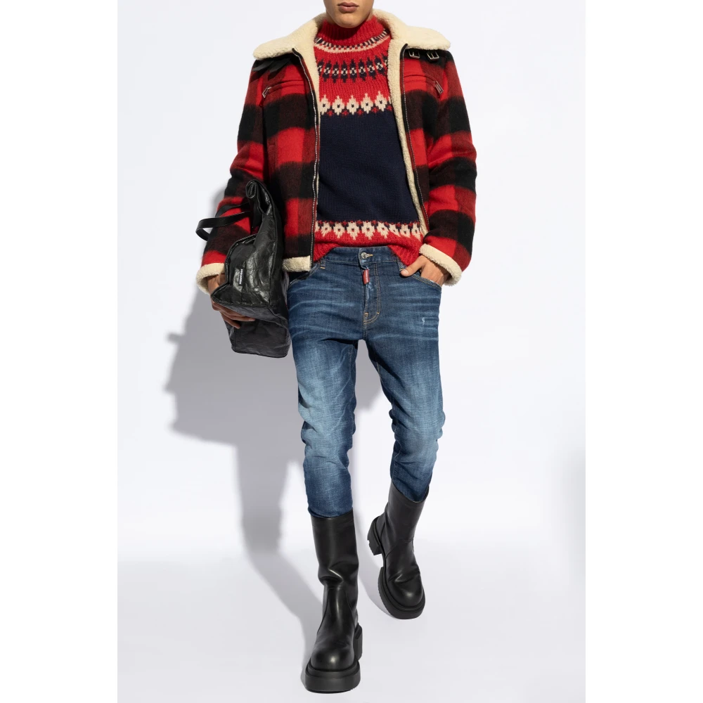 Dsquared2 Wollen trui Multicolor Heren