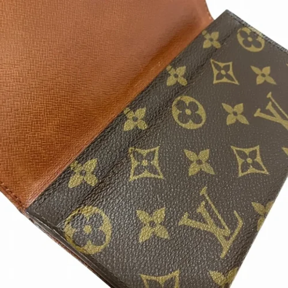 Louis Vuitton Vintage Pre-owned Canvas wallets Brown Unisex