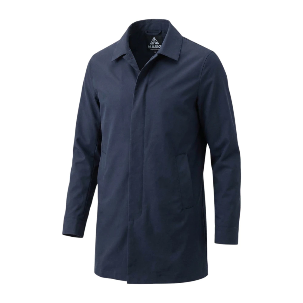 Hèskimo Mannelijk Blauw Jassen Heren, L, Rain Jassen