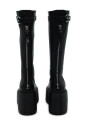 bottes-compensees-stripy-en-noir