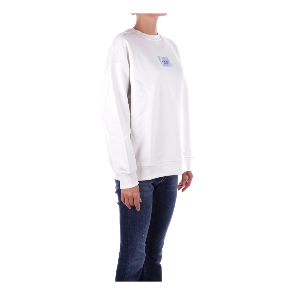 Blugirl Stijlvolle Sweaters voor Vrouwen White Dames
