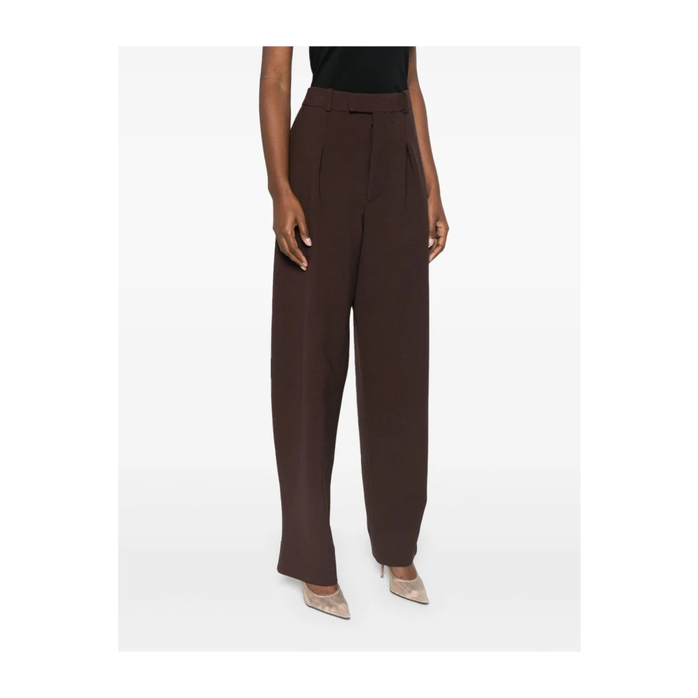 Wardrobe.nyc Casual Zwarte Broek Brown Dames
