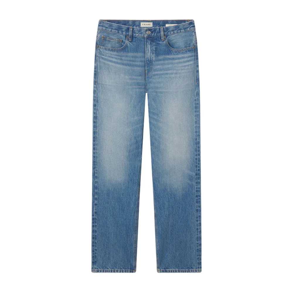 Frame Men's Blue Relaxed Jean - Straight Fit Jeans - W32 - Jeans