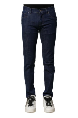 Blå Skinny Denim Jeans