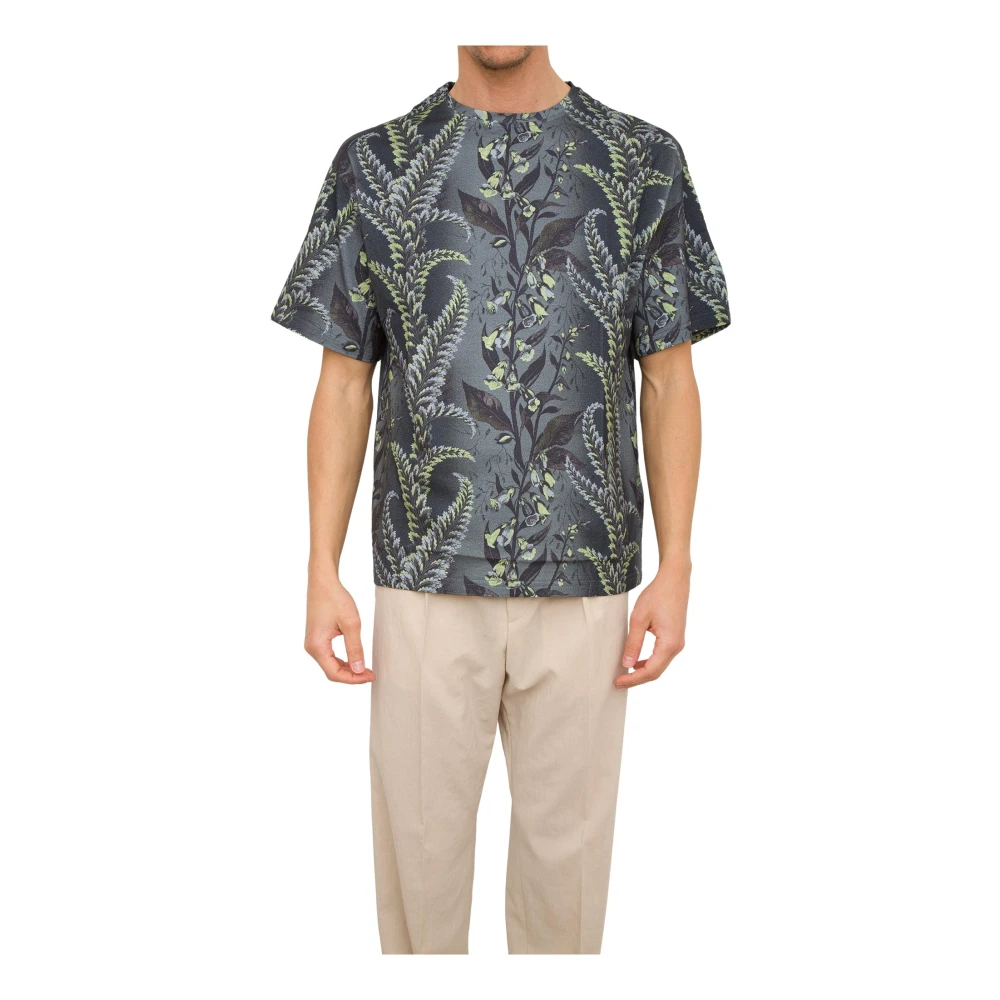 ETRO Soho Blue T-Shirt Multicolor Heren