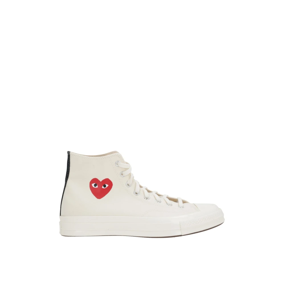 Hjertetrykk High-Top Canvas Sneakers