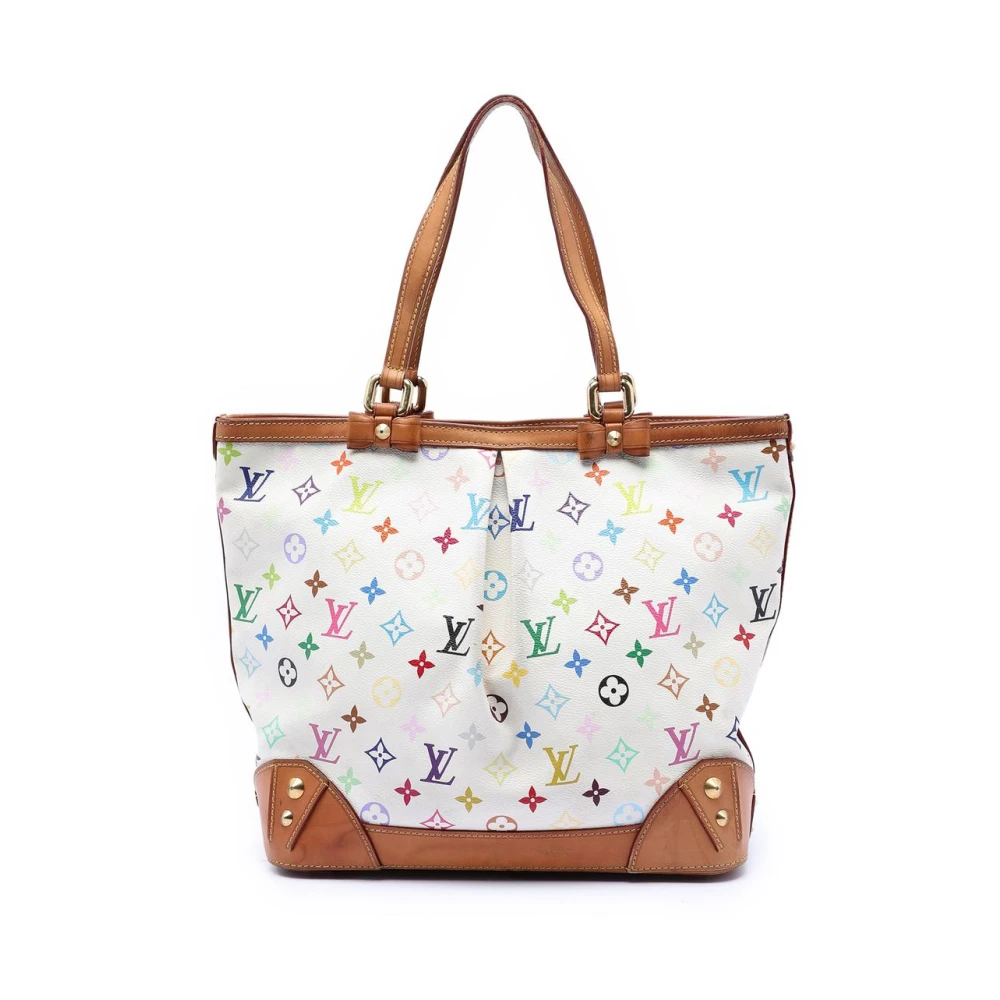 Louis Vuitton Vintage Women's White Pre-Owned Monogram Multicolore Speedy Tote Bag