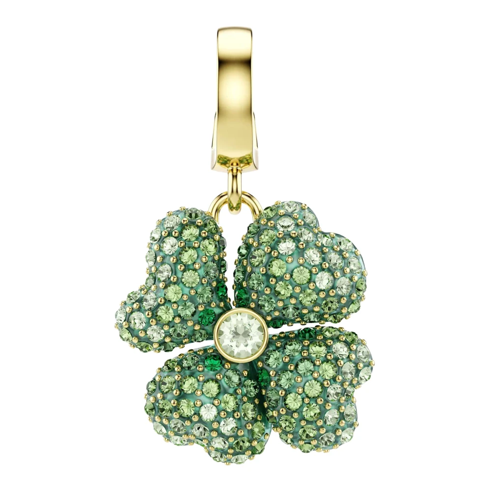 Swarovski Charm Global Collection, Gelbgold, Grün Metall für Damen 5743130, Christ - Image 4